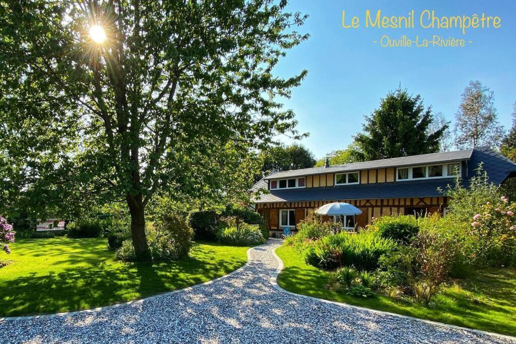 Villa Le Mesnil Champetre Ouville-la-Riviere Exterior foto